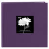 Pioneer Natural Color Fabric Frame Photo Album, Fabric Covers, Holds 200 4x6" Photos, 2 Per Page Color: Wildberry Purple.