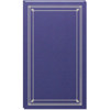 Pioneer Slim Line Post Bound, Clear Pocket Photo Album with Solid Color Covers, Holds 204 4x6" Photos, 6 Per Page, Color: Bay Blue.