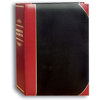 Pioneer Mini Ledger Le' Memo Bound Photo Album, Solid Black Color Covers with Gold Accents, Holds 50 5x7" Photos, 1 Per Page.