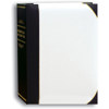Pioneer Mini Ledger Le' Memo Bound Photo Album, Solid White Color Covers with Gold Accents, Holds 50 5x7" Photos, 1 Per Page.