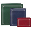 Pioneer Family Memory Album with Solid Color Cover, 5x7" Scrapbook with 10 E-Z Load Archival Pages &amp; Inserts, White Covers