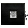 Pioneer 3-Ring Sewn Frame 12x12 Scrapbook Box, Color: Black.