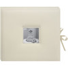 Pioneer 3-Ring Sewn Frame 12x12 Scrapbook Box, Color: Ivory.