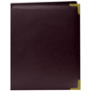 Pioneer Wallet Oxford Bound Photo Album, Solid Color Sewn Leatherette Covers wivh Brass Accent Corners, Holds 24 2.5" x 3.5" Wallet Photos, 1 Per Page, Color: Burgundy.