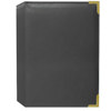Pioneer Mini Oxford Bound Photo Album, Solid Color Sewn Leatherette Covers with Brass Accent Corners, Holds 24 5x7" Photos, 1 Per Page, Color: Gray.
