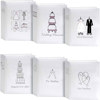 Pioneer WBT-46, 4x6" White Cover Bound Wedding Photo Album, 50 Pages with 200 Plastic Photo Pockets