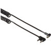 Paramount 5' Coiled Sync Cord, Household (AC) to Nikon Screw Lock