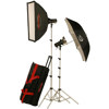 Photogenic AKC645RK Mobile Studio 2 Light Soft Box Kit 900110