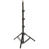 Photogenic 3' Air Cushioned, Heavy Duty Backlight Stand with 5/8" Mounting Stud, 3 Section with 2 Risers, Chrome. (TALS3)