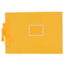 Semikolon (Pierre Belvedere) Digital &amp; Classic Series, Post Bound 9" x 11.5" Photo Album with Photo Cutout Front Cover, 20 Clear Pockets, 20 Ivory Pages, Color: Sun