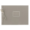 Semikolon (Pierre Belvedere) Digital &amp; Classic Series, Post Bound 9" x 11.5" Photo Album with Photo Cutout Front Cover, 20 Clear Pockets, 20 Ivory Pages, Color: Beige