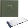 Semikolon (Pierre Belvedere) Refillable 13.5" x 12" Post Bound Scrapbook Album with Ten 12" x 12" Pockets, Color: Irish
