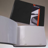 Semikolon (Pierre Belvedere) Zequenz Series, Bound 5" x 7.5" Photo Album with Memo, Holds 100 4x6" Photos 1-Up, Color: Black