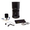 Pentax D-FA 100mm f/2.8 Macro WR (Weather Resistant) Auto Focus Lens Kit, U.S.A., with Tiffen 49mm Photo Essentials Filter Kit, Lens Cap Leash, Professional Lens Cleaning Kit,