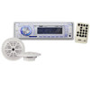 Pyle PLMRKT32WT In-Dash Marine AM/FM PLL Tuning Radio PLMRKT32WT, Pyle brand