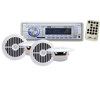 Pyle PLMRKT34WT In-Dash Marine AM/FM PLL Tuning Radio PLMRKT34WT, Pyle brand