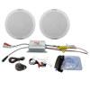 Pyle PLMRKT2A 2 Channel Waterproof MP3/iPod Amplified 6.5" Marine Speaker System PLMRKT2A, Pyle brand