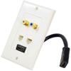 Pyle PHDK6 HDMI + RJ11 + RJ45 + Coaxial + RCA Wallplate PHDK6