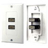 Pyle Dual HDMI Wall Plate PHDMF2, Tvs & Entertainment > Connecting Cables & Accessories > Connection Accessories > Pyle Connection Accessories
