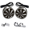 Pyle PLMCS92 800 Watts Motorcycle/ATV/Snowmobile Dual Handle-Bar Mount Aluminum Die-Cast Weatherproof 3" Speakers PLMCS92, Pyle brand