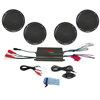 Pyle PLMRKT4 4 Channel 800 Watt Waterproof MP3/ iPod Amplified 6.5" Marine Speaker System PLMRKT4B, Pyle brand