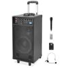 Pyle 800 watt Dual Channel Wireless Rechargeable Portable PA System PWMA1090UI