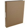 Pina Zangaro Bex 3 Ring Presentation Binder for 8.5x11" Pages, 1" Thick, Brown Finish.