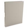 Pina Zangaro Bex 3 Ring Presentation Binder for 8.5x11" Pages, 1/2" Thick, Gray Finish.