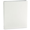 Pina Zangaro Bryant 1/2" 3-ring 8.5x11" Binder, 11.75" x 10.25" x 1.375" Portrait Format, Color: Alabaster