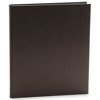 Pina Zangaro Bryant 1/2" 3-ring 8.5x11" Binder, 11.75" x 10.25" x 1.375" Portrait Format, Color: Chestnut