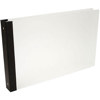 Pina Zangaro Frost, Frosted Acrylic 3 Ring Binder in Landscape Format 11x17" x 1"