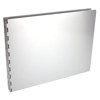 Pina Zangaro Machina, 3 Ring Binder in Landscape Format, 9.25" x 12.5" x 1", Holds 8.5x11" Pages, Satin Finish Aluminum