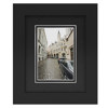 Quadro Designs Midtown Double Matte Wood Frame F810MBLK-MID, Filing/Storage > Picture Frames & Accessories > Formatted Wood Frames > Quadro Designs Formatted Wood Frames