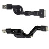 Qmadix 3-in-1 USB Retractable Charging/Sync Cable QM-USB3IN1