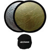Adorama 12" Portable Reflector Gold / Super Silver CFR12G - $9.95