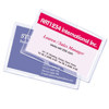 Royal Sovereign Heat Sealed Business Card Laminating Film, 5mil Thickness, 100 Pack