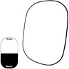 Savage Infinity 60" x 72" Collapsible Disc / Reversible Solid Colors Background - Black / White