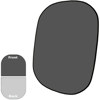Savage Infinity 60" x 72" Collapsible Disc / Reversible Solid Colors Background - Dark Gray / Light Gray