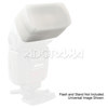 SBM Supreme Light Diffuser for Various Canon, Contax, Nikon, Sony, Sunpack, Vivitar, Metz, Pentax, Achiever, Sigma, Panasonic, Minolta &amp; Olympus Flashes