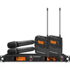 Sennheiser 2000C2-945BK-G Dual Combo Wireless Microphone System