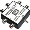 Sescom SES-AUDIO-AB RCA Stereo Audio MP3 iPod FLAC WMA A/B Switch SES-AUDIO-AB
