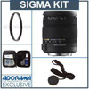 Sigma 18-50mm f/2.8-4.5 DC OS HSM Lens Kit,for Sigma Digital with Tiffen 67mm UV Filter, Lens Cap Leash, Professional Lens Cleaning Kit