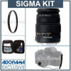 Sigma 50-200mm f/4-5.6 DC OS HSM Lens Kit, for Maxxum &amp; Sony Alpha Mount with Tiffen 55mm UV Filter, Lens Cap Leash, Professional Lens Cleaning Kit
