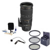 Sigma 70-200mm f/2.8 EX DG OS HSM AF Lens Kit,for Nikon AF with Tiffen 77mm Photo Essentials Filter Kit, Lens Cap Leash, Professional Lens Cleaning Kit