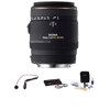 Sigma 70mm f/2.8 EX DG AF Macro Lens for Nikon AF Cameras Kit, with Tiffen 62mm Photo Essentials Filter Kit, Lens Cap Leash, Professional Lens Cleaning Kit