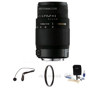 Sigma 70-300mm f/4-5.6 DG OS (Optical Stabilizer) Telephoto Zoom Lens Kit, for Sigma Cameras. with Tiffen 62mm UV Filter, Lens Cap Leash, Professional Lens Cleaning Kit
