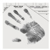 Sirchie Diagonal Palm Print Record Cards
