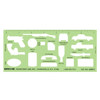 Sirchie Latent Print Evidence Template LPET1