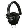 Skullcandy Skullcrushers, Sport Headphone with Mini-Sub Woofers and 30mm Speaker, Black-Pinstripe