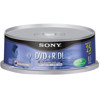 Sony 2.4x DVD+R Writable Double Layer Discs on Spindle (8.5 GB), Pack of 25